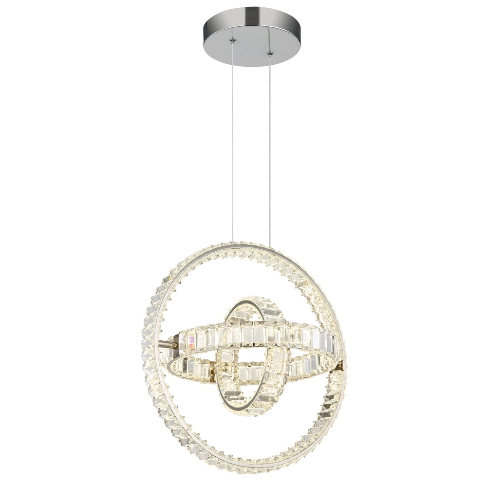 Unieke hanglamp Neil chroom