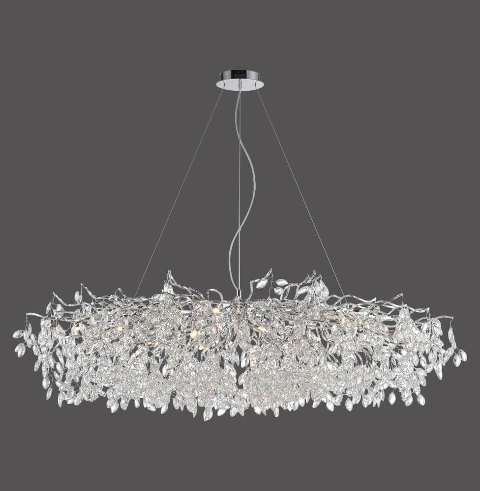 Kroonluchter Ricicle 150cm chroom Paul Neuhaus 4012248382097