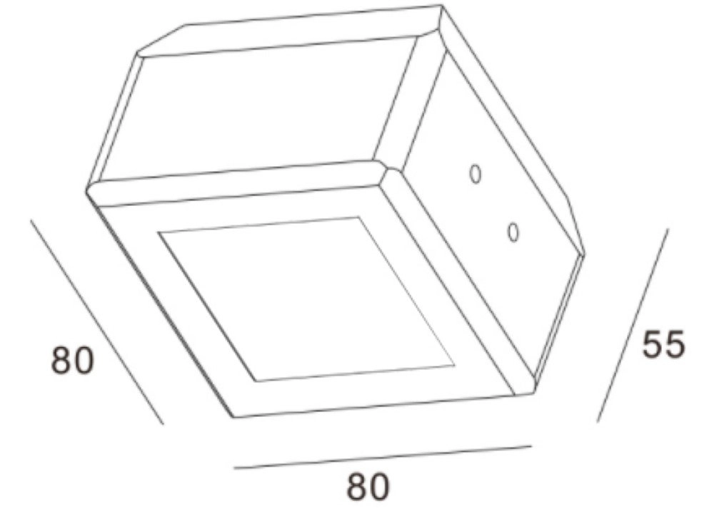 Gips inbouwspot Toure Artdelight 8719831730537