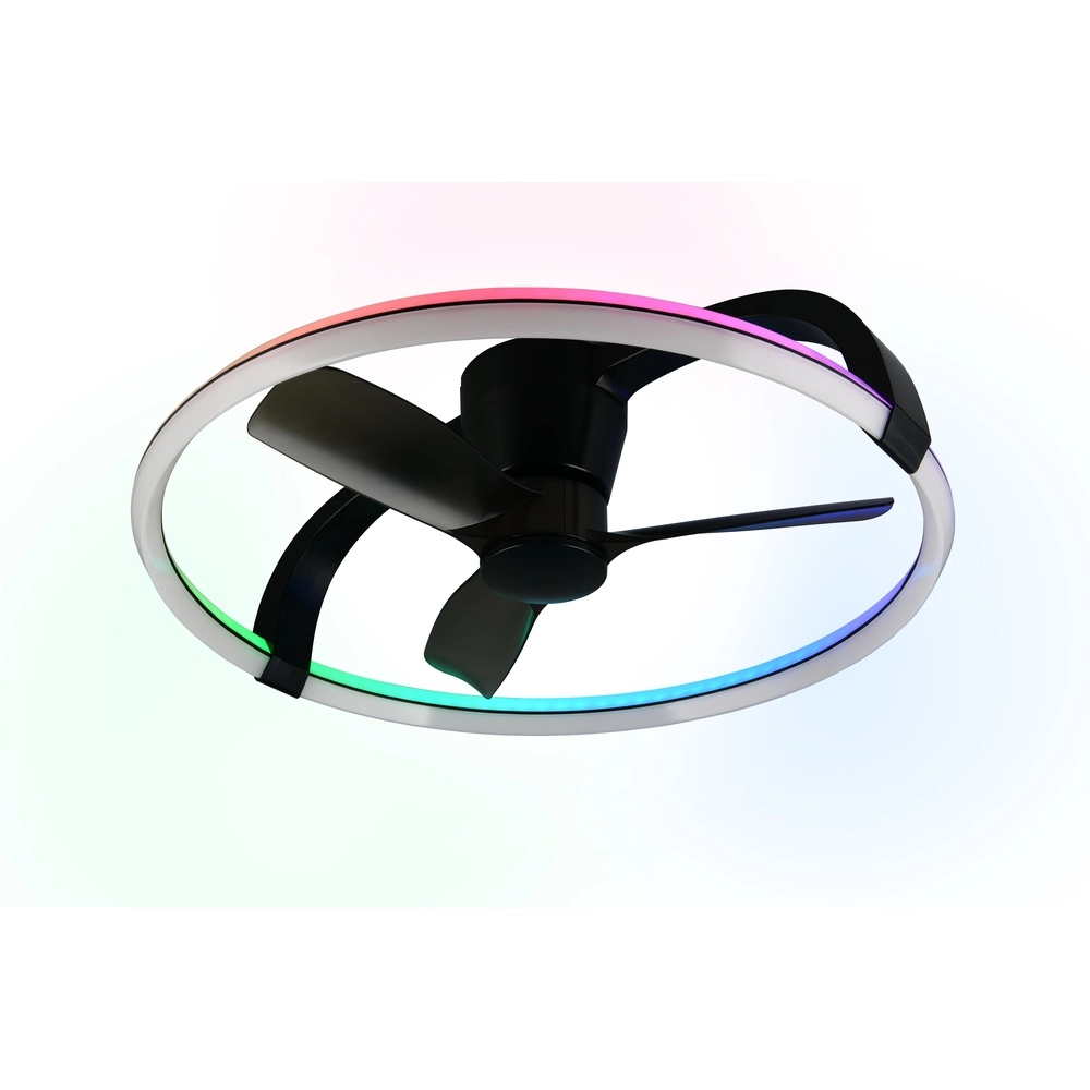 Smarthome ventilator Stockholm zwart Ø 73,5 Tuya Trio 4017807693133