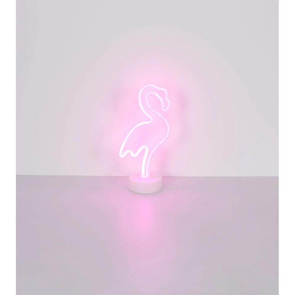 Tafellampje Flamingo neon Globo 9007371478484