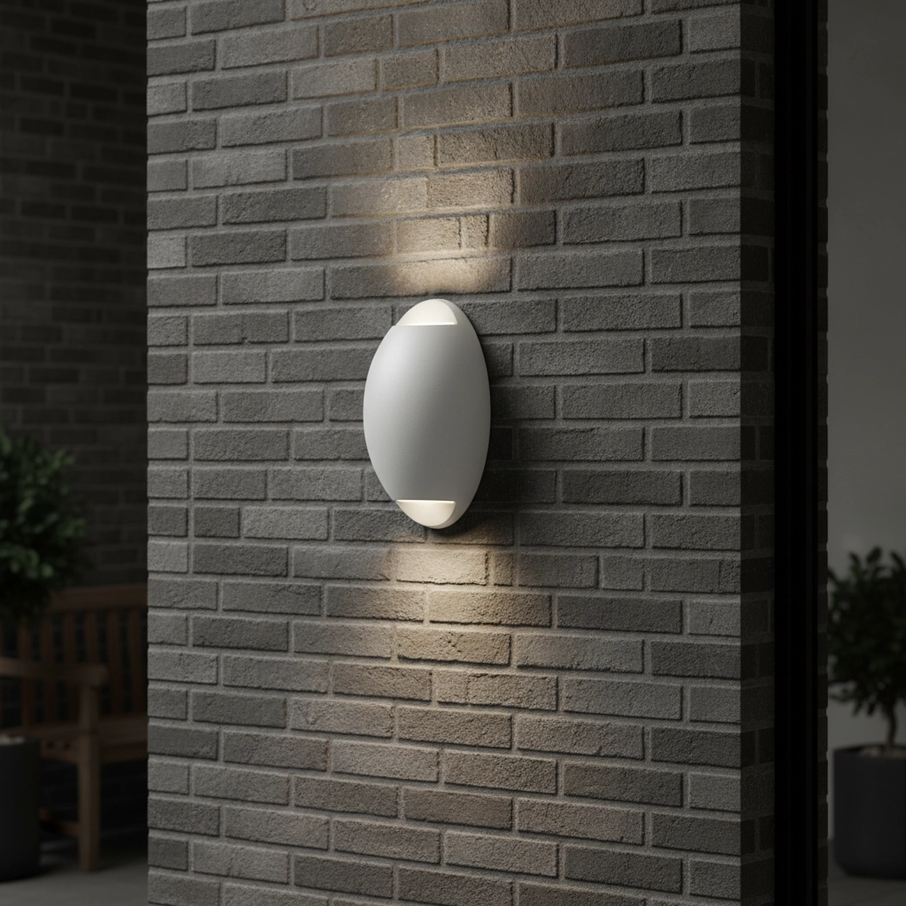 Wandlamp Passo dubbel wit