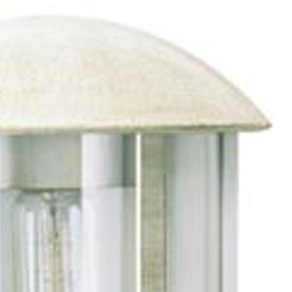 Platte wandlamp buiten Holli wit - goud Albert 4007235732252