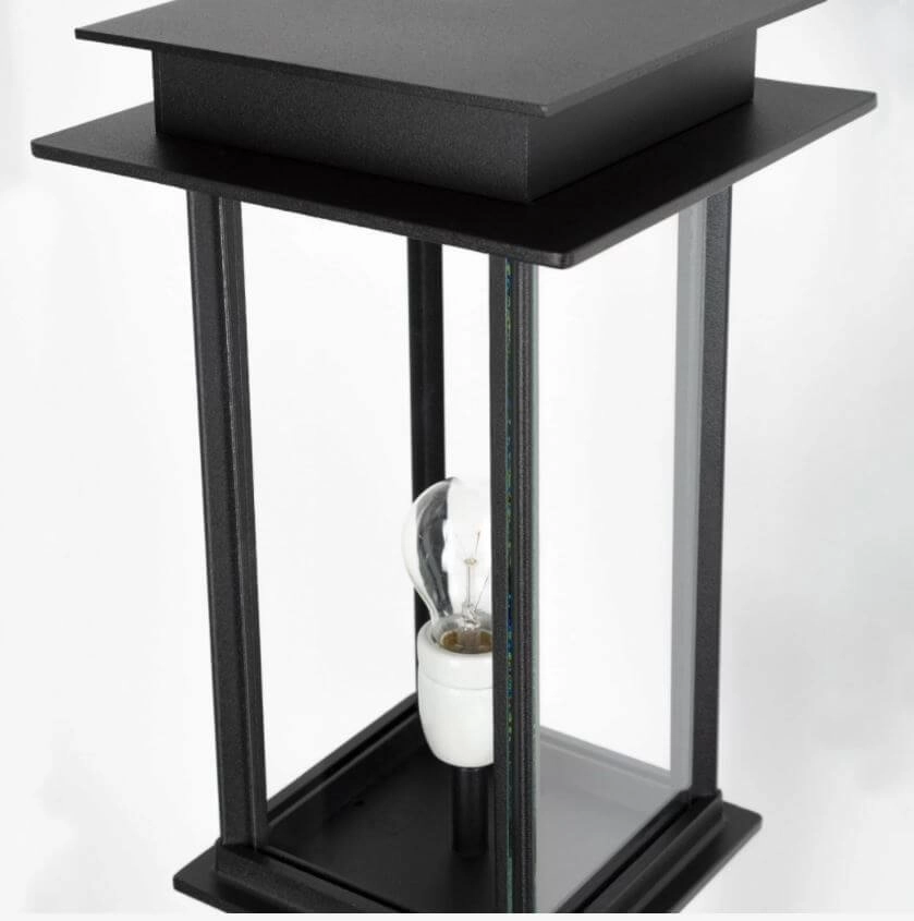 Sokkellamp Praag XL zwart KS Verlichting 8714732132602