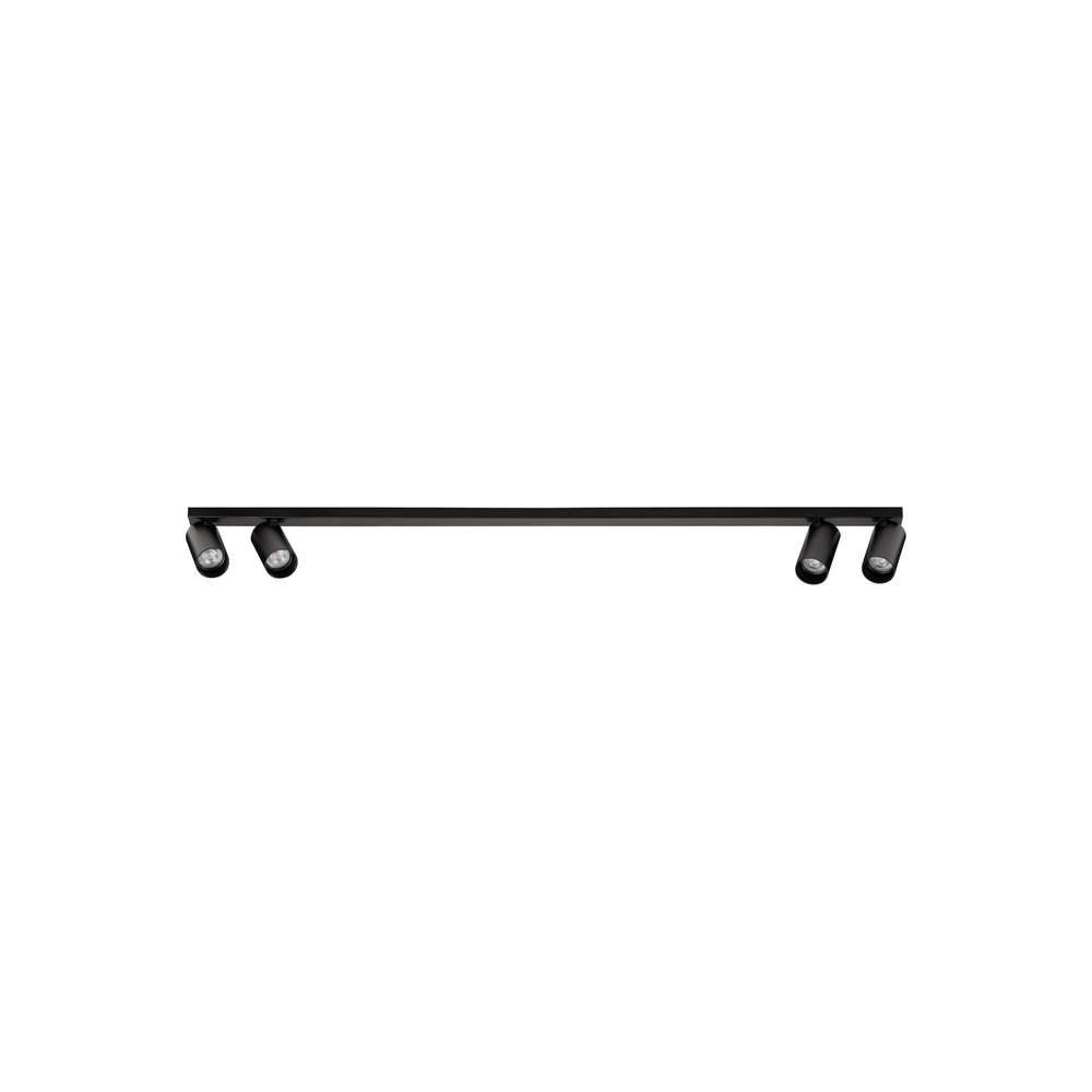 4-lichts plafondlamp Oso zwart Lyora 5212017465085