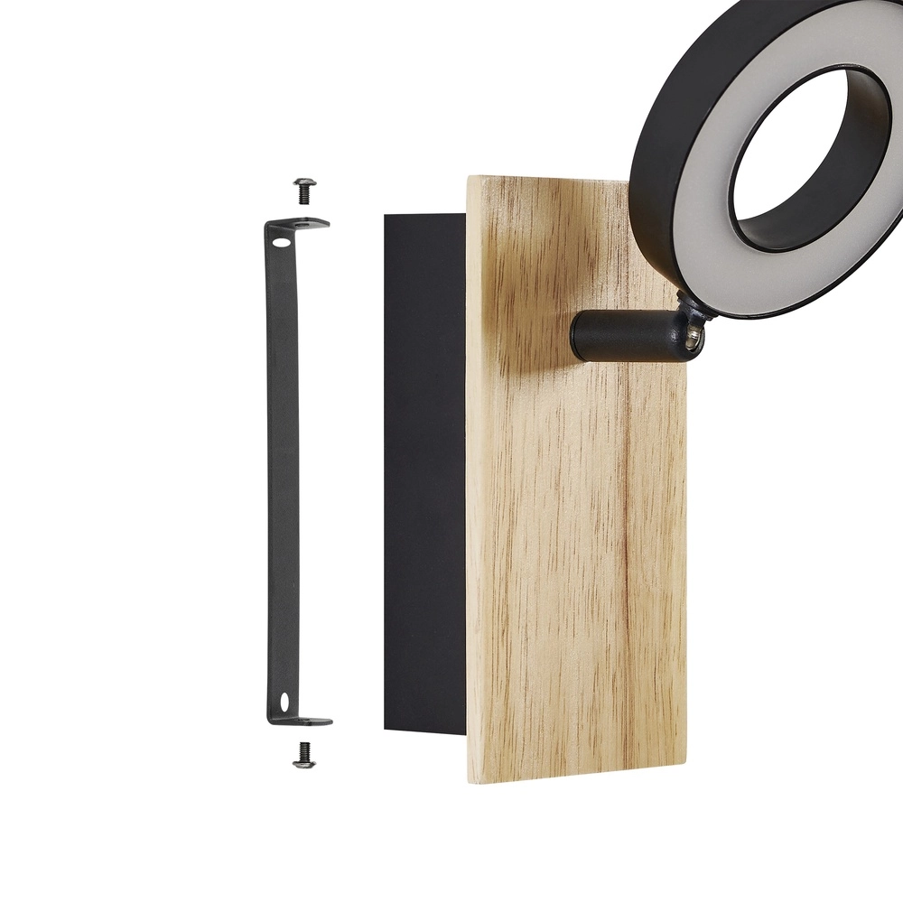 Led wandlamp Rielves met hout Eglo 9008606313709