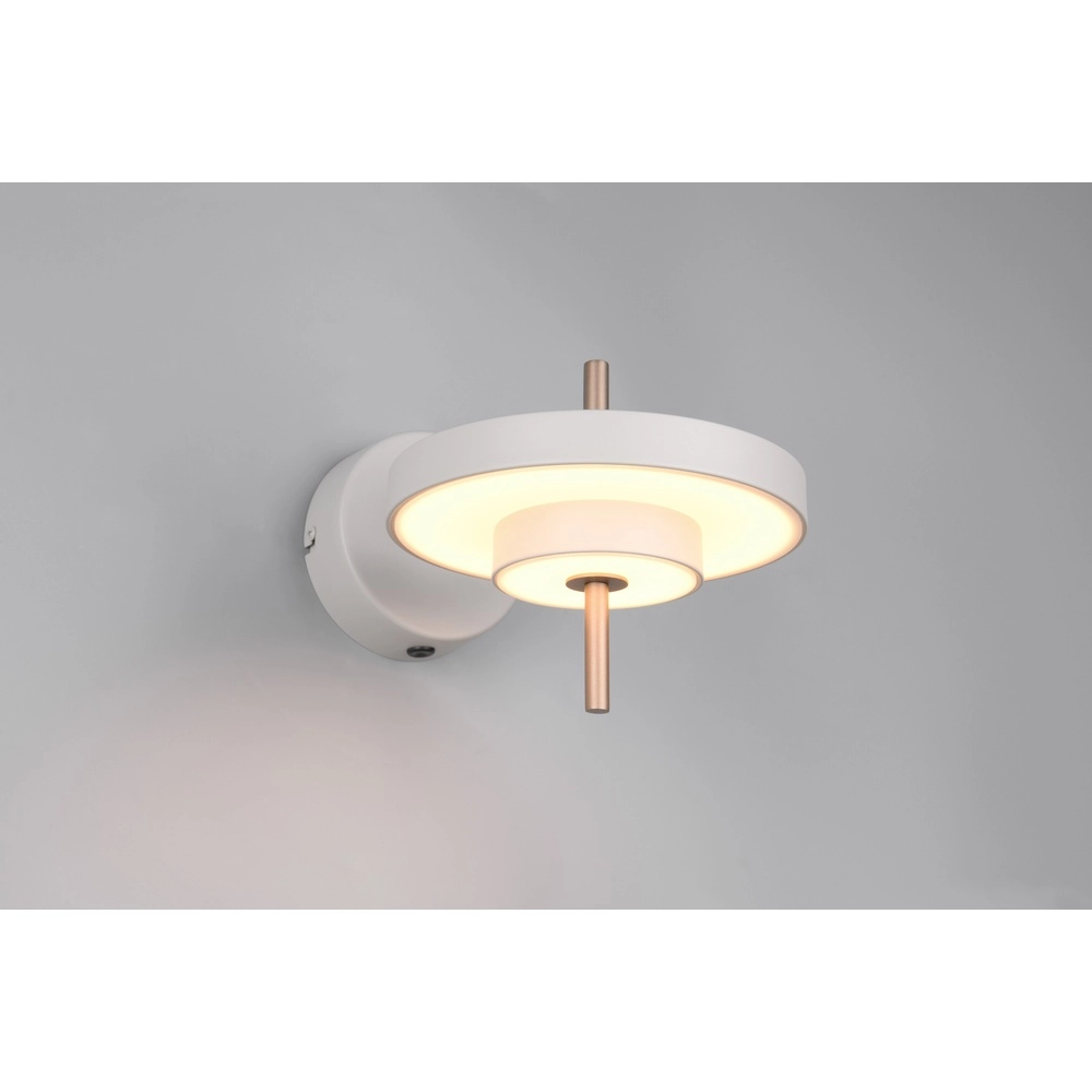 Moderne wandlamp Keaton wit Trio 4017807655773