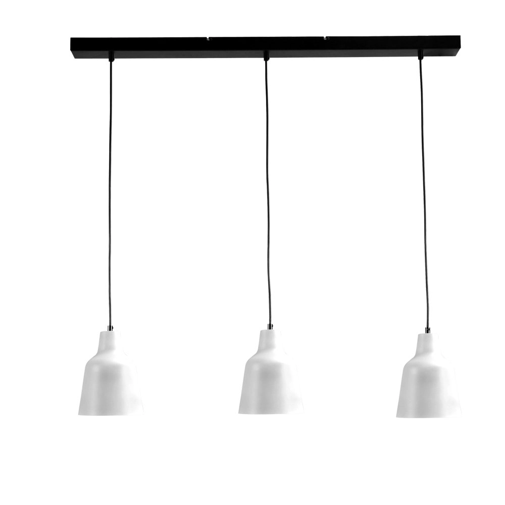 Leuke eettafellamp wit Concepto 3x16