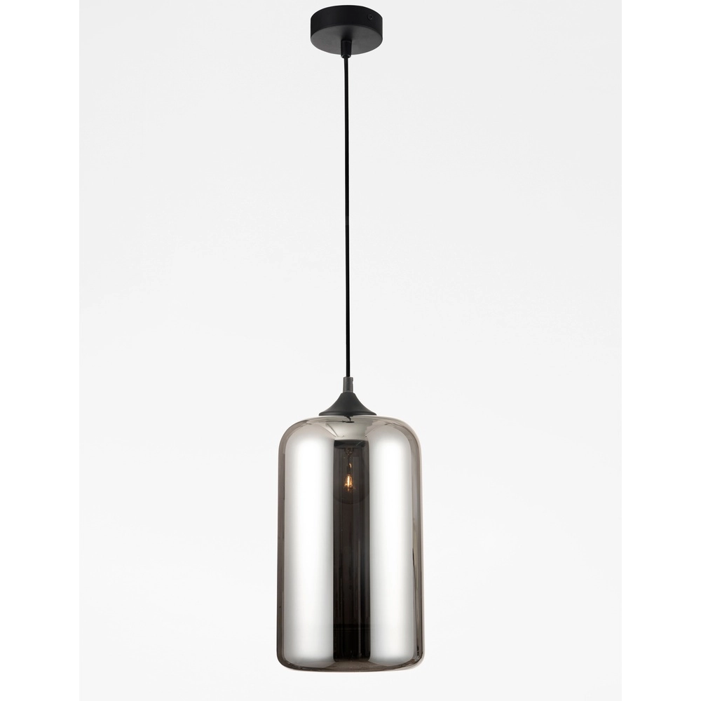 Hanglamp Savaz chroom glas Ø 17,5 x 29,8cm