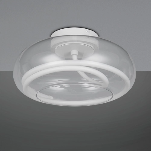 Design plafondlamp Tarsia wit Ø 40cm Trio 4017807683387