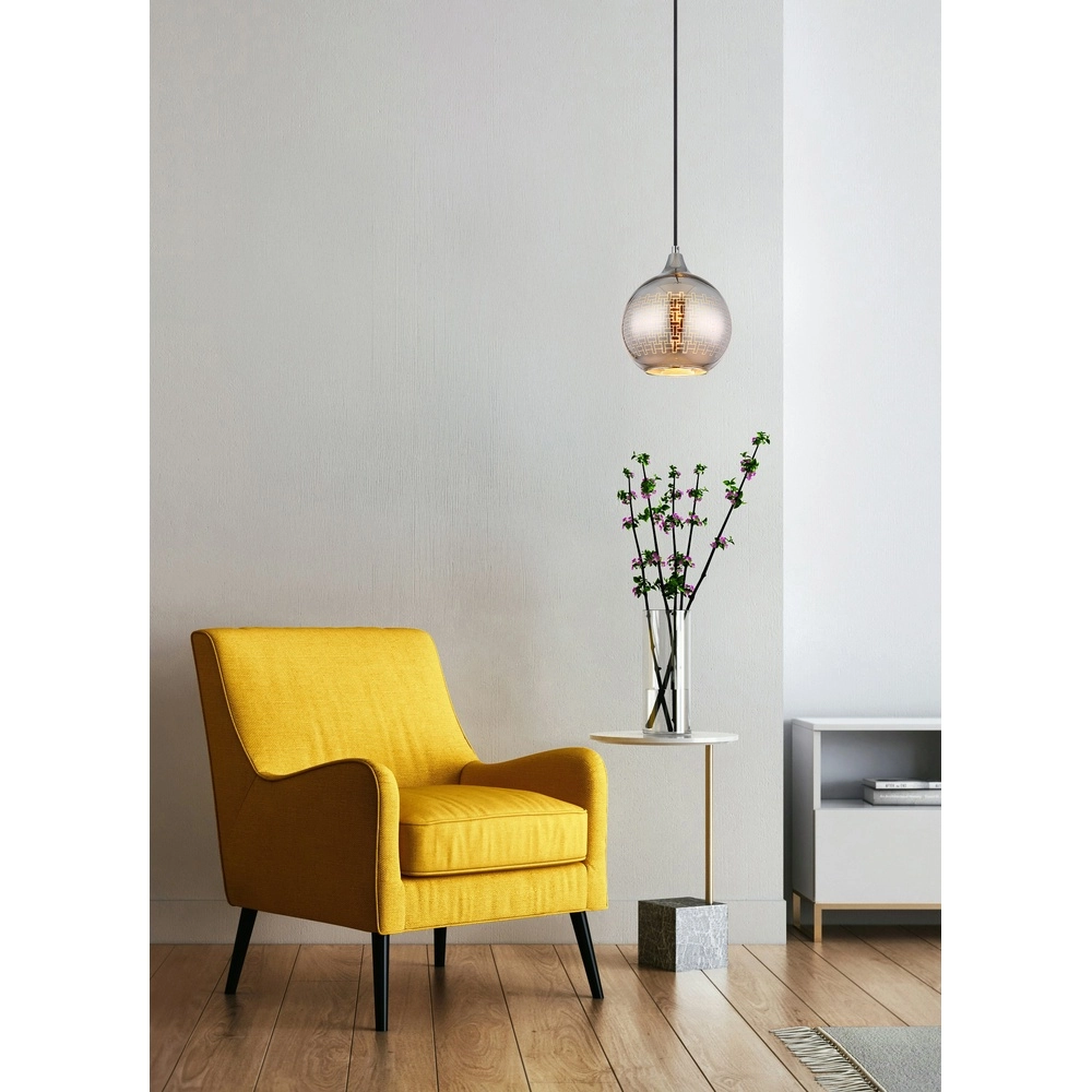 Hanglamp Lourdes wit Globo 9007371506071