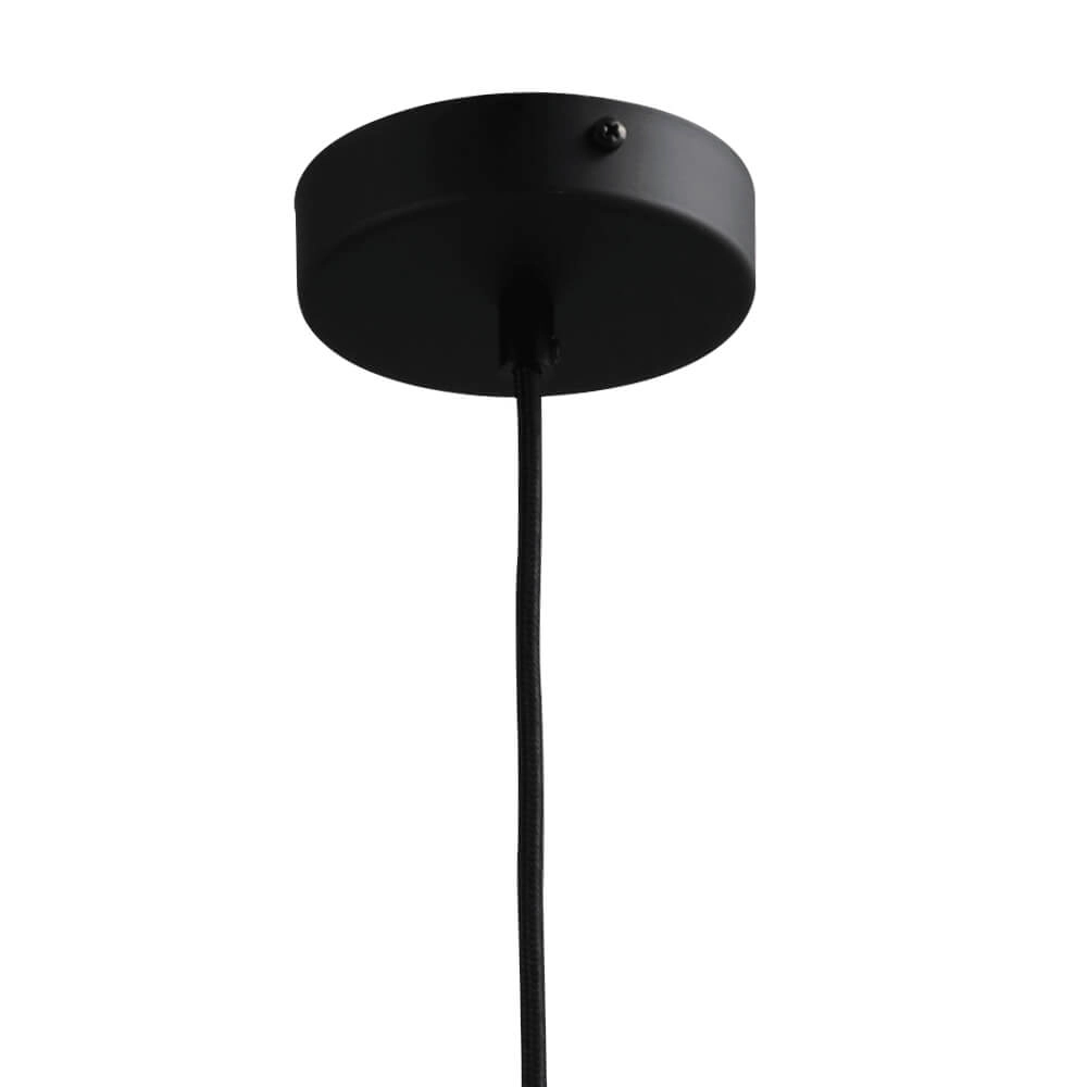 Hanglamp Ø 15cm Bella 2 Zwart met smoke glas Masterlight 8718121334271