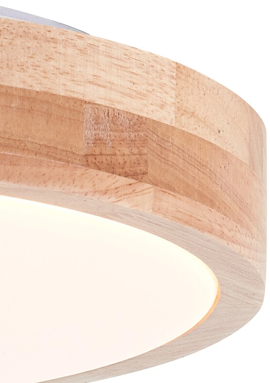 Plafondlamp Slimline 34cm houtbruin Brilliant 4004353392504