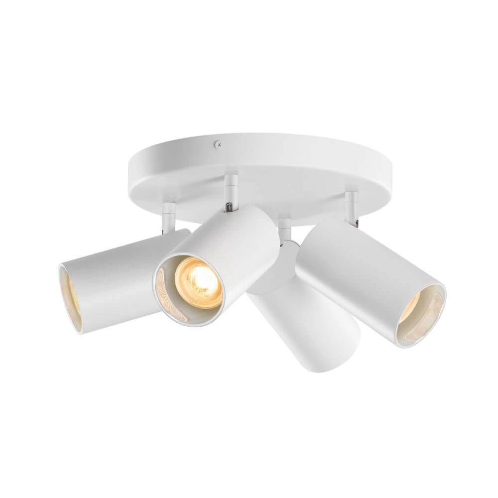 4-lichts opbouwspot Asto Tube wit - 4x GU10 4-lichts opbouwspot Asto Tube wit - 4x GU10