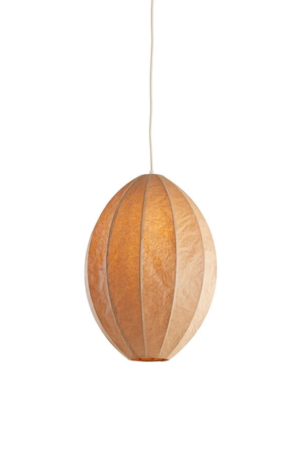 Bruine hanglamp Milatos Ø 28,5cm