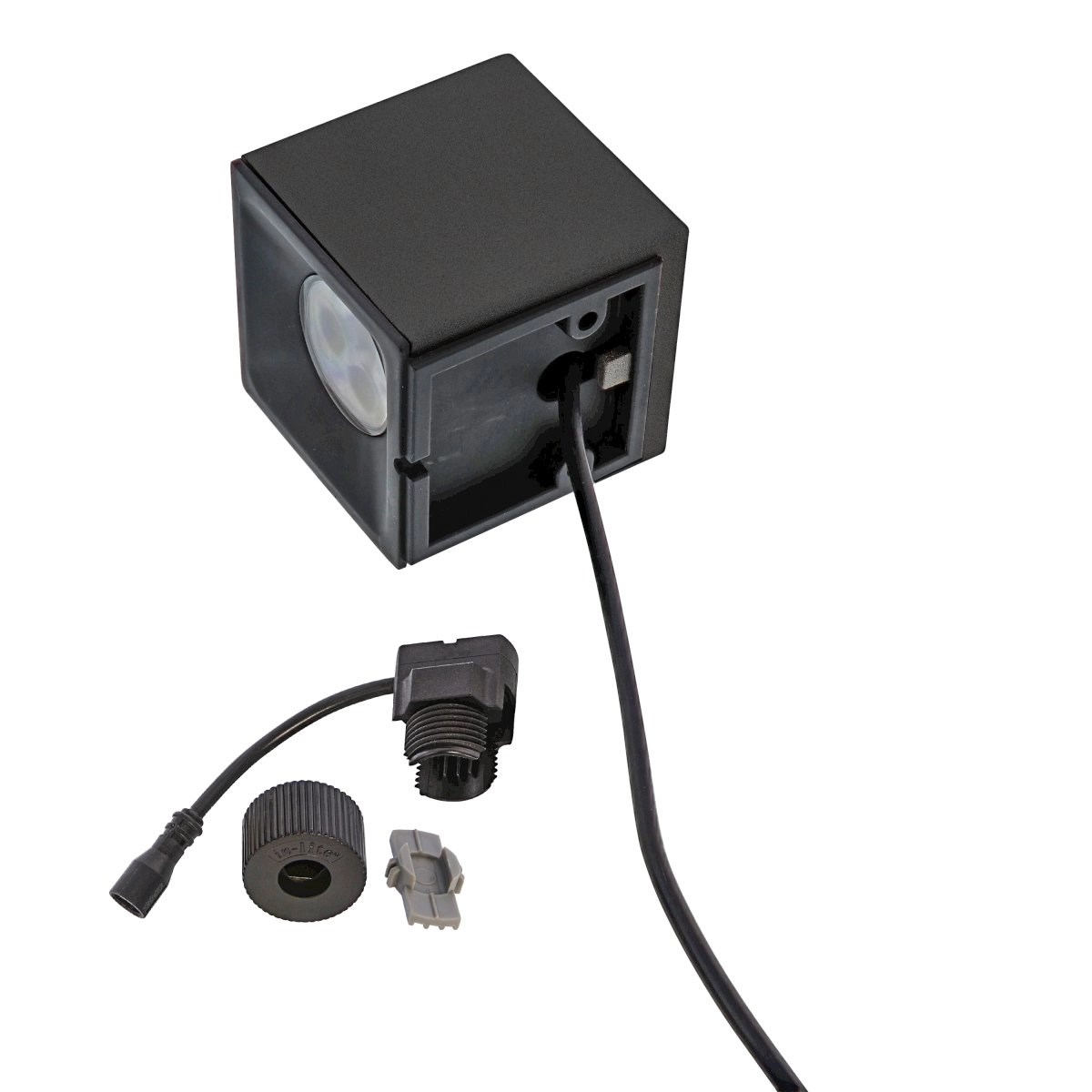 Wandspot Big Cubid Dark 12 volt LED In-lite 8717051004018