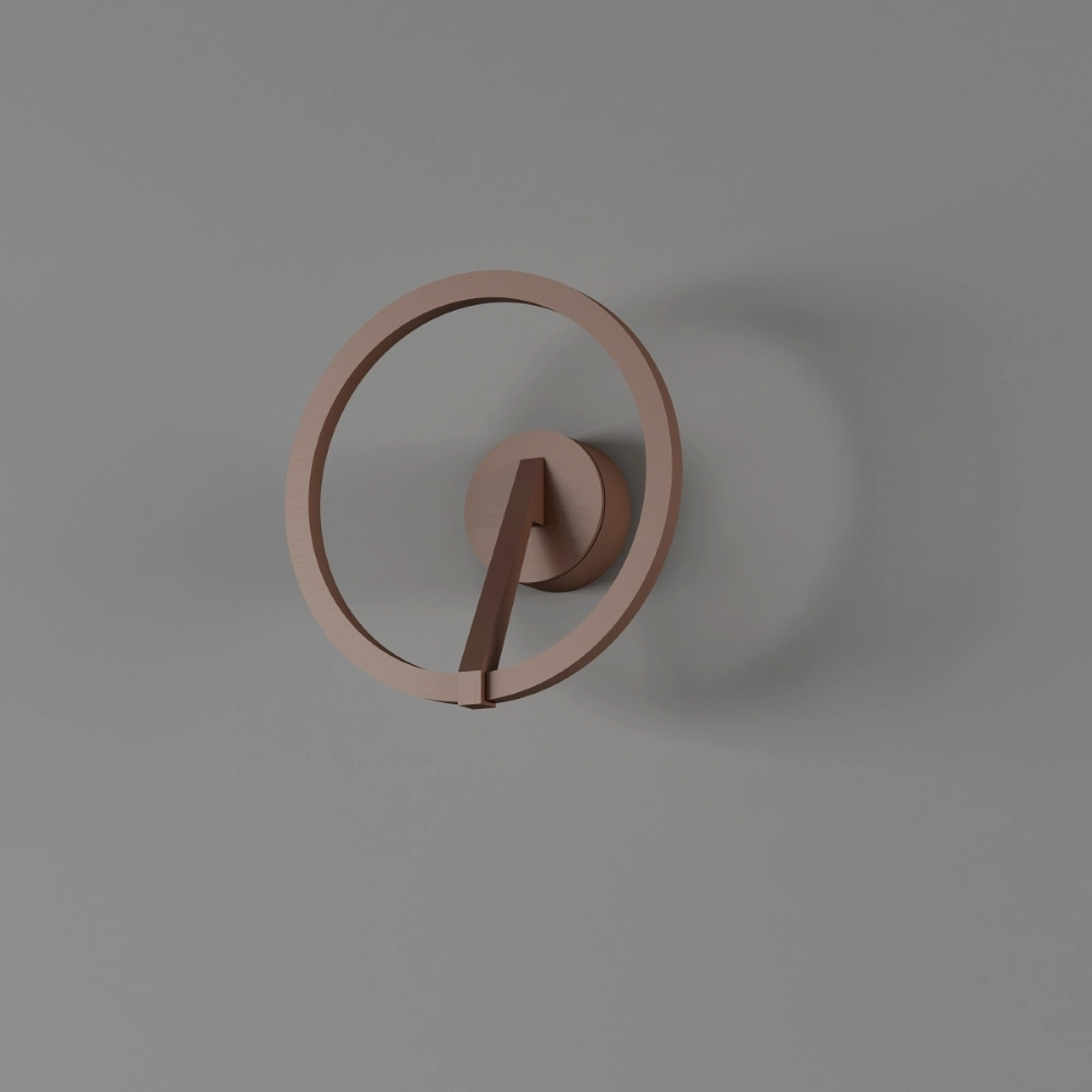 Design wandlamp Oregon Ø 22cm - Brons geborsteld Artdelight 8720701103832