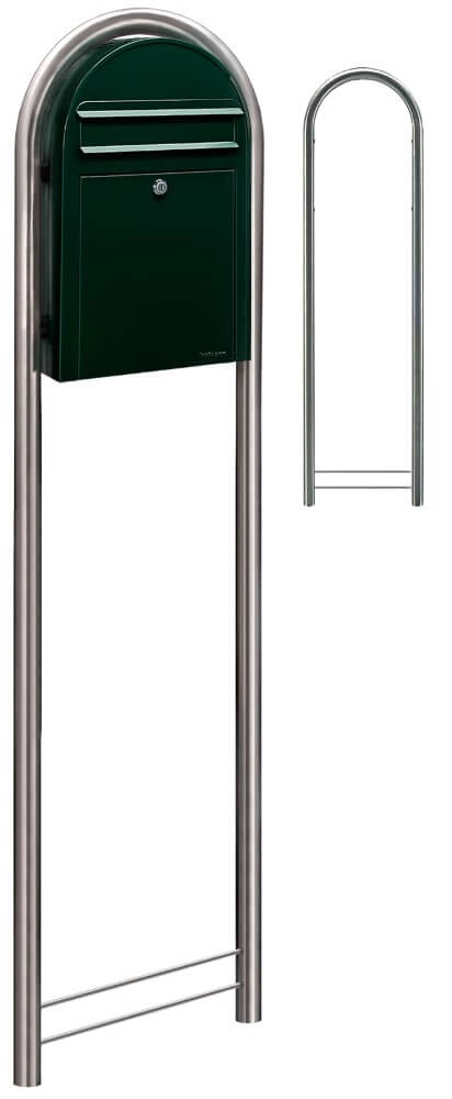 Brievenbus Classic S 6064 Zwartgroen Bobi 6417237039309