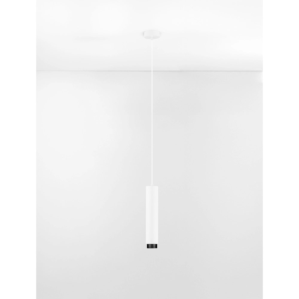 Hanglamp Nessi wit met zwart Lyora 5212017475176