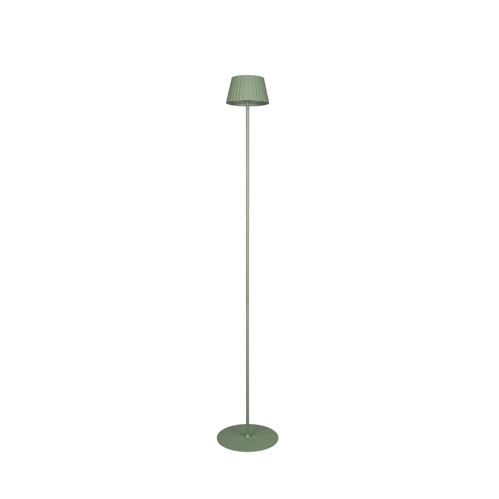 Vloerlamp Suarez pistache groen Trio 4017807601763
