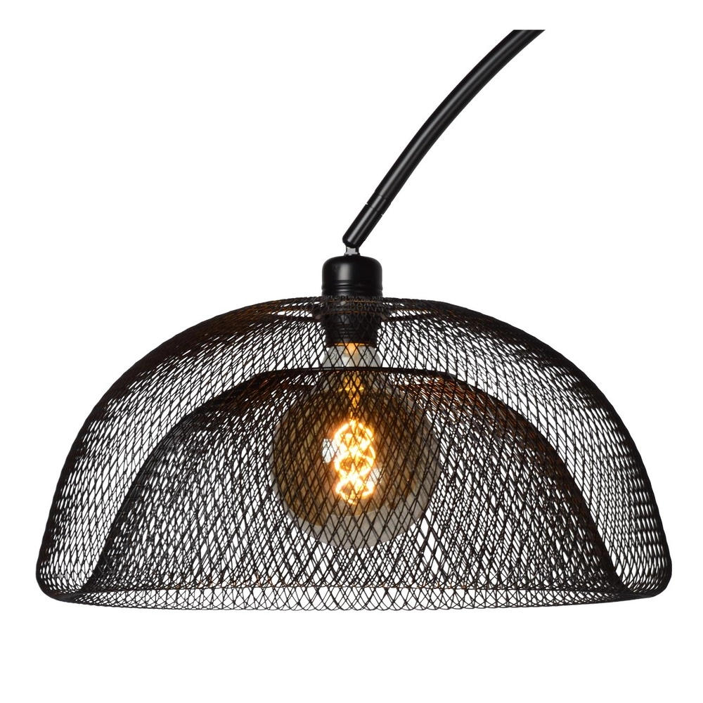 Gaas booglamp Mesh zwart Lucide 5411212302519