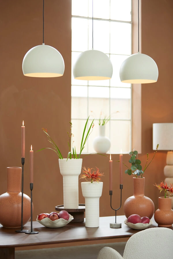 3-lichts hanglamp Jaicey crème 3-lichts hanglamp Jaicey crème