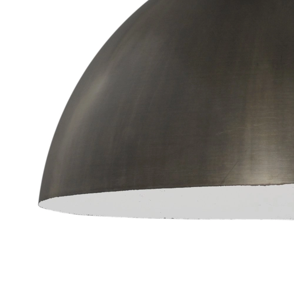 Gunmetal industrie hanglamp Industria 80 Block met wit Masterlight 8718121122953