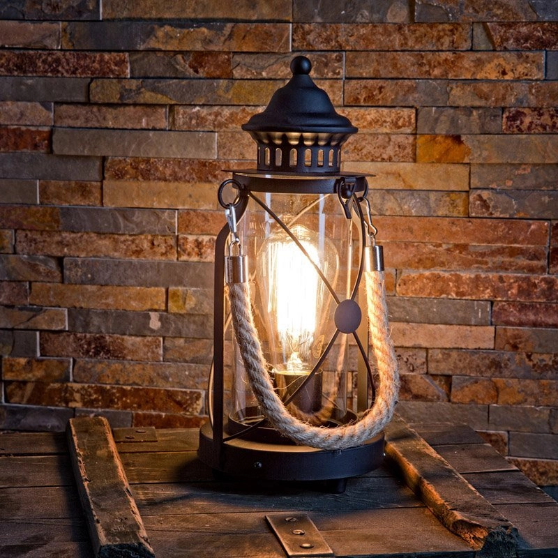 Tafellamp Bradford antiek zwart Eglo 9002759492830