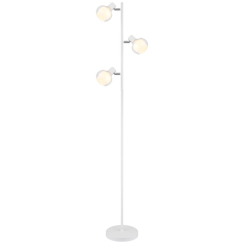 Witte vloerlamp Tokki 3-lichts