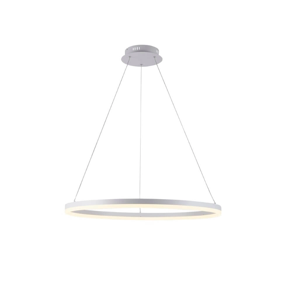 Moderne hanglamp Titus Ø 80cm wit Moderne hanglamp Titus Ø 80cm wit