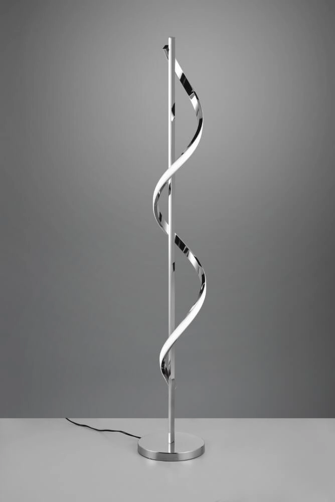 Staande vloerlamp Isabel 120cm hoog chroom Trio 4017807561579