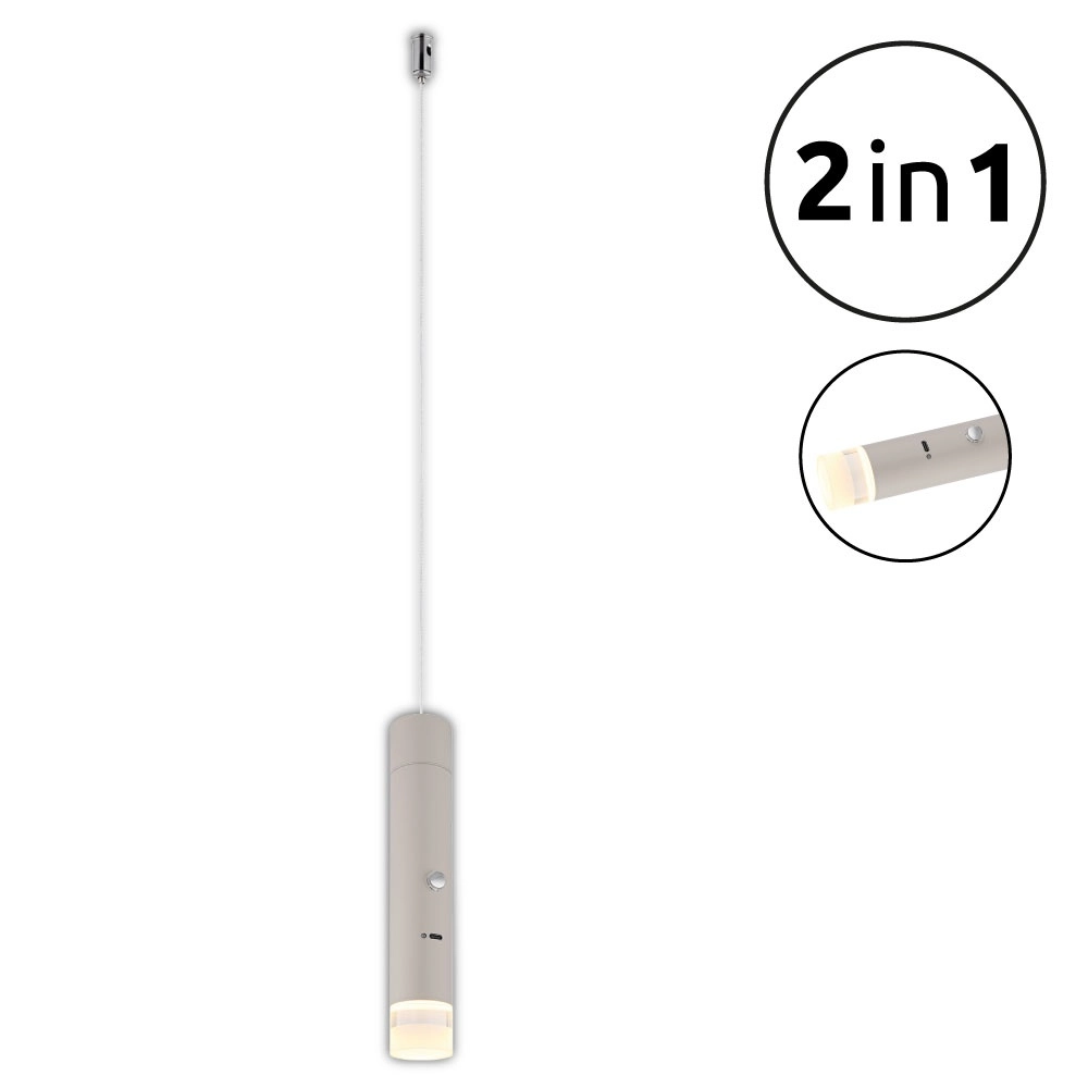 Moderne hanglamp Pelo zand bruin Globo 9007371578344