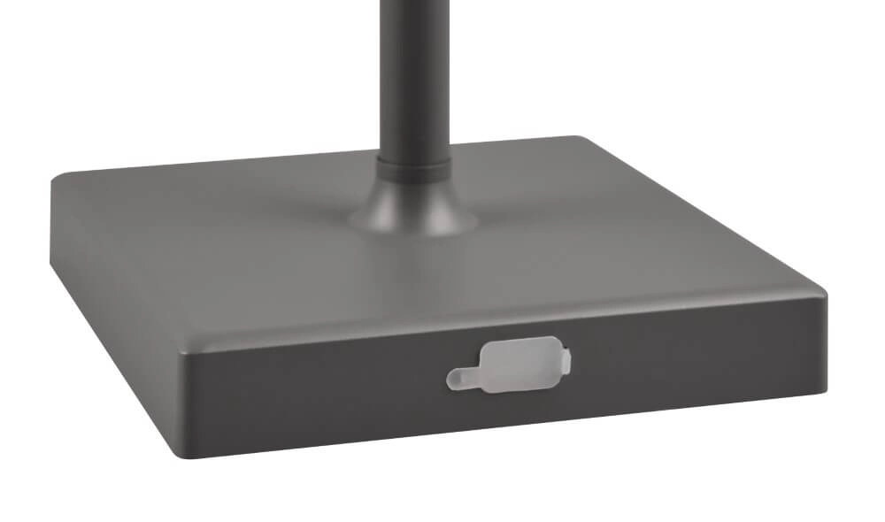 Oplaadbare tafellamp Sanchez antraciet Trio 4017807570595