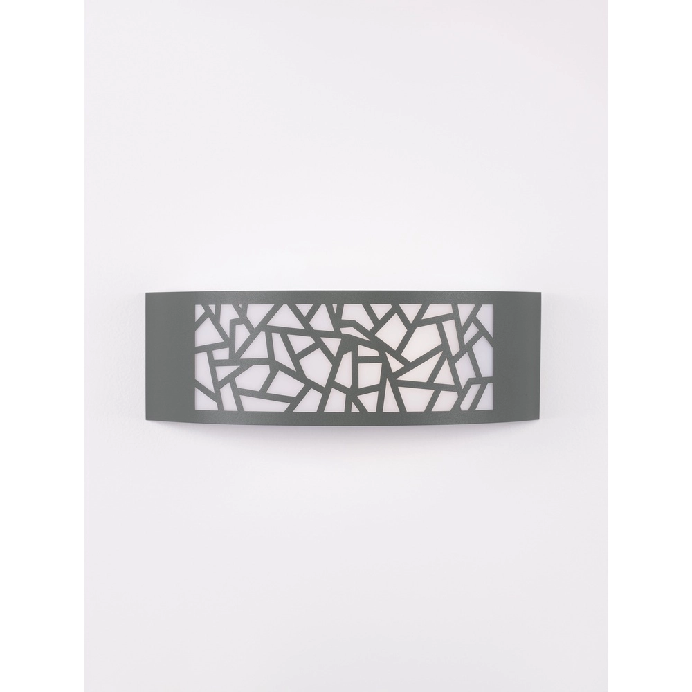 Grijze wandlamp Zenith ovaal Lyora 5212017435521