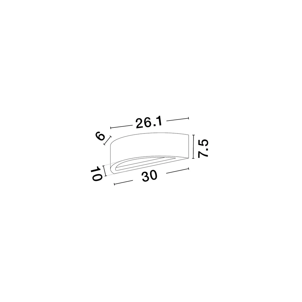 Witte wandlamp Tidal design Lyora 5212017479341