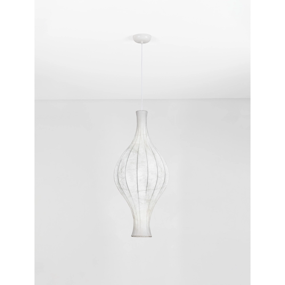 Witte hanglamp Seda Ø 38cm Lyora 5212017477873