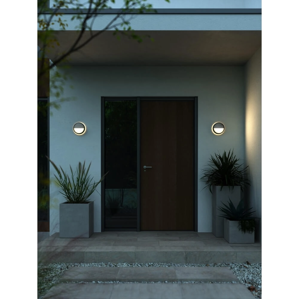 Design wandlamp Oliver zwart rond Nordlux 5704924011009
