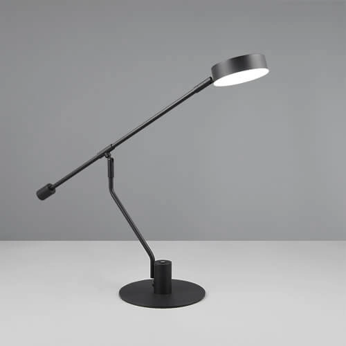 Led bureaulamp Manduro zwart Trio 4017807615999