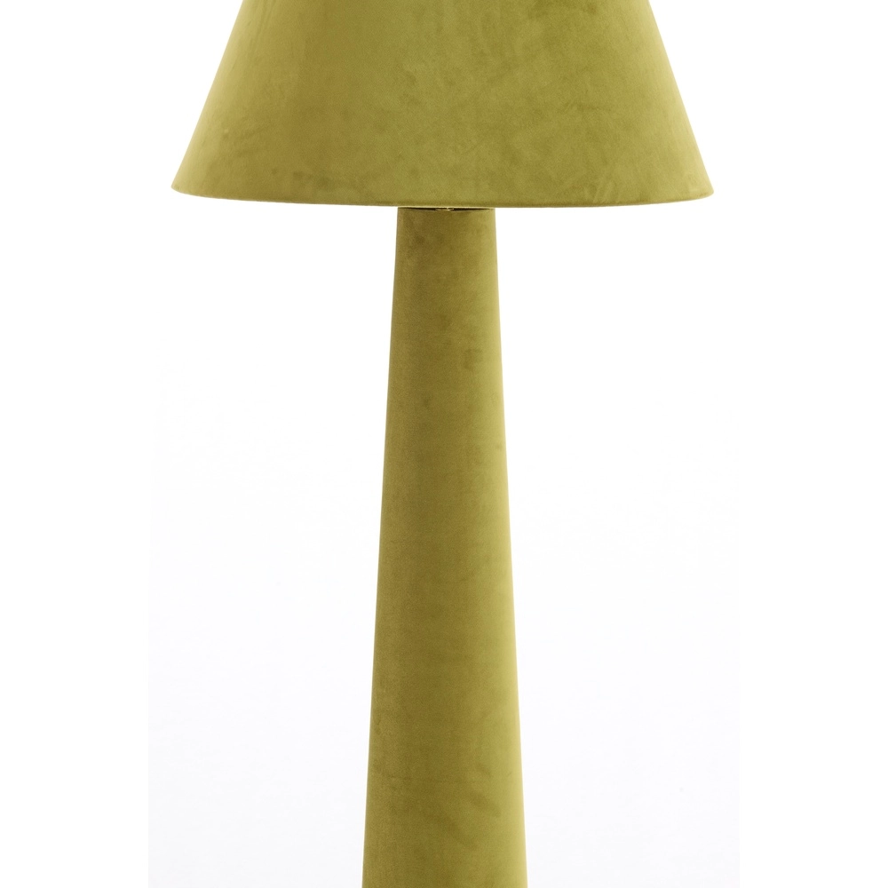 Vloerlamp Devia Ø 50cm - velvet - groen Light & Living 8717807759537