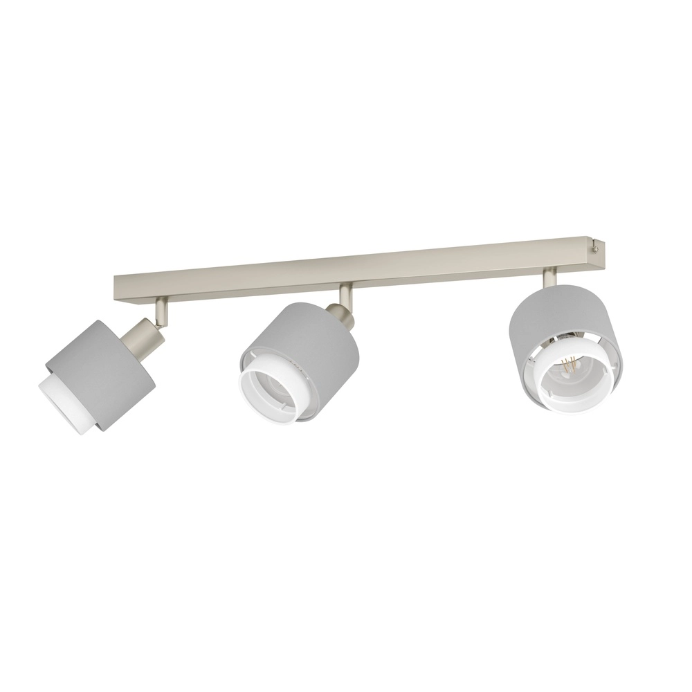 3-lichts plafondlamp Bellizzi RVS - 2x E14