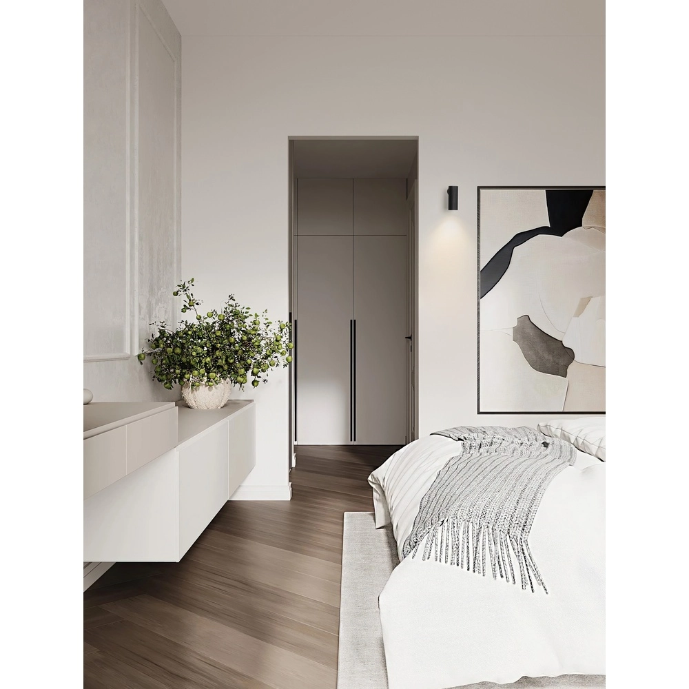 Wandspot Comet zwart Lyora 5212017475817