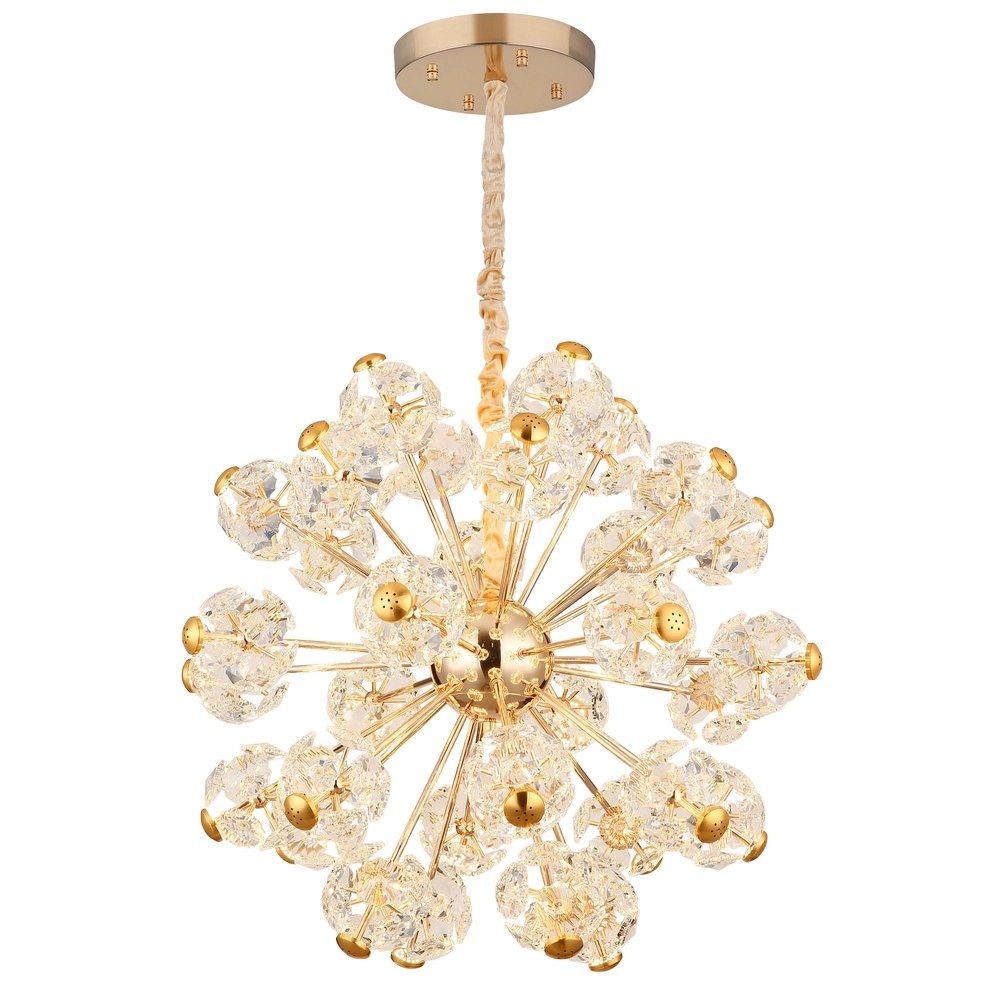 Gouden hanglamp Floriella Ø 80cm