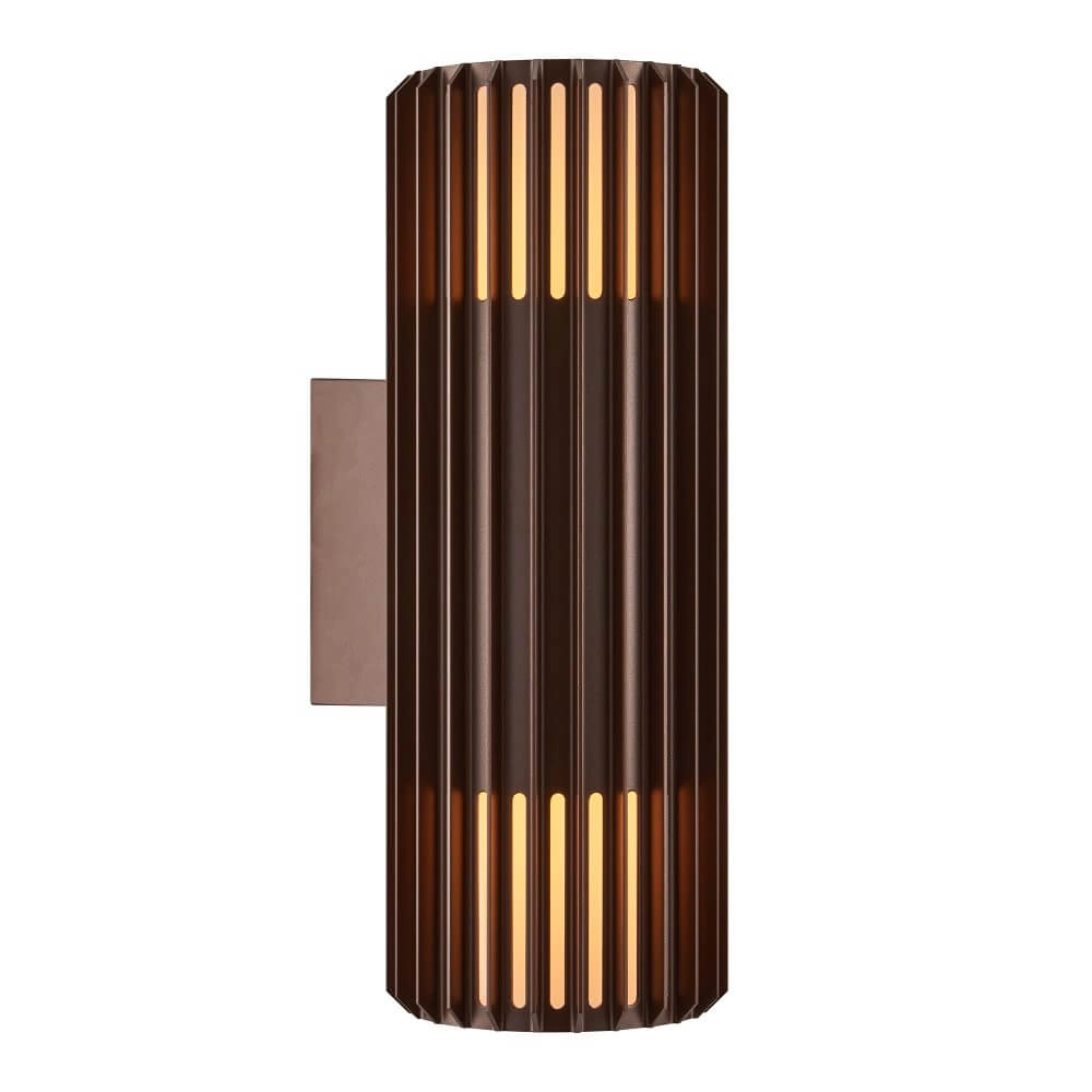 Design buitenlamp Aludra dubbel - bruin metallic Nordlux 5704924022135