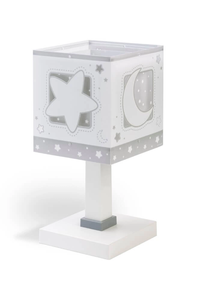 Kinderkamer tafellamp Moonlight soft grijs Dalber 8420406632315
