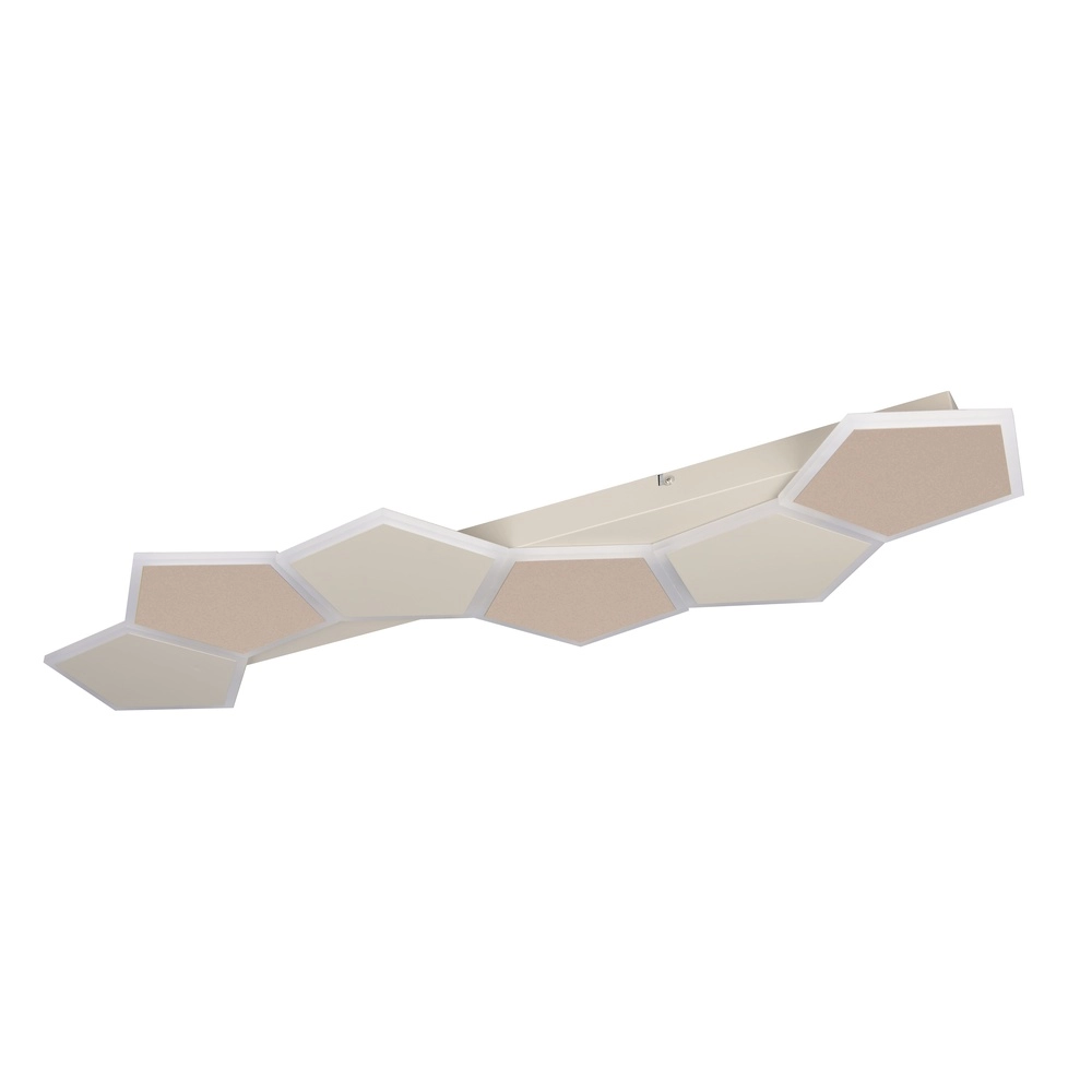 Unieke plafondlamp Zaya M mokka bruin Trio 4017807683004