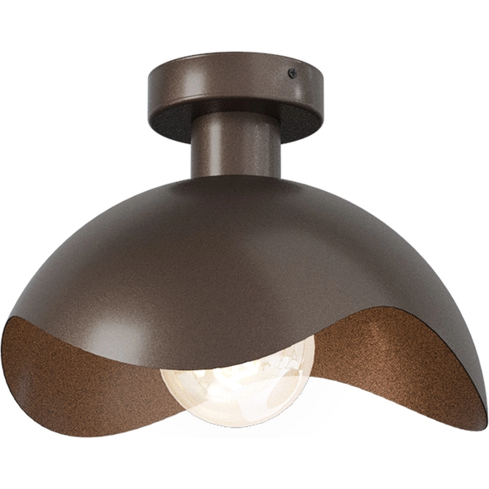 Design plafondlamp Volta Ø 30cm - golvend - cacao