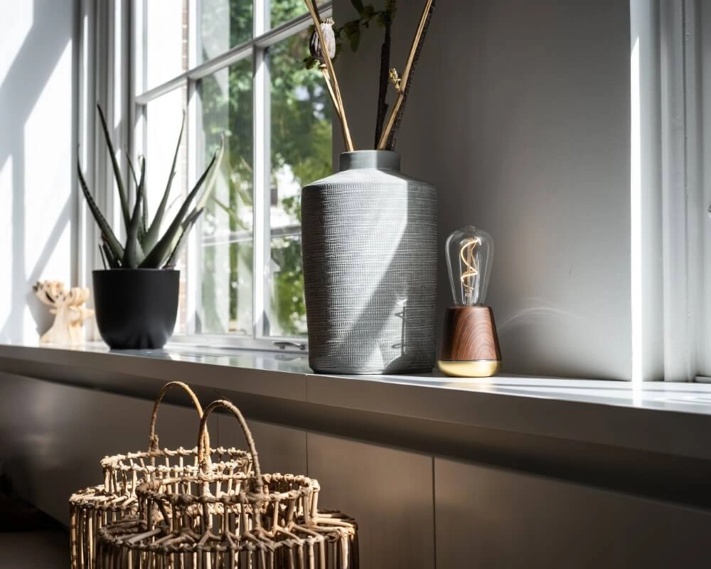 Oplaadbare tafellamp One Walnut Humble 7446023294287