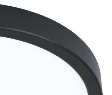 Ronde plafondlamp Fueva 5 zwart Eglo 9002759992248