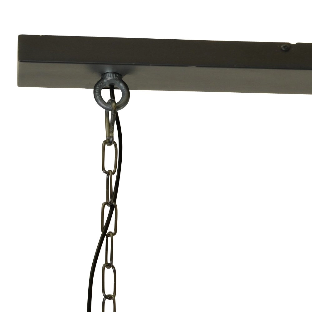 Stoere eetkamerlamp Industria 2x52 Masterlight 8718121230153