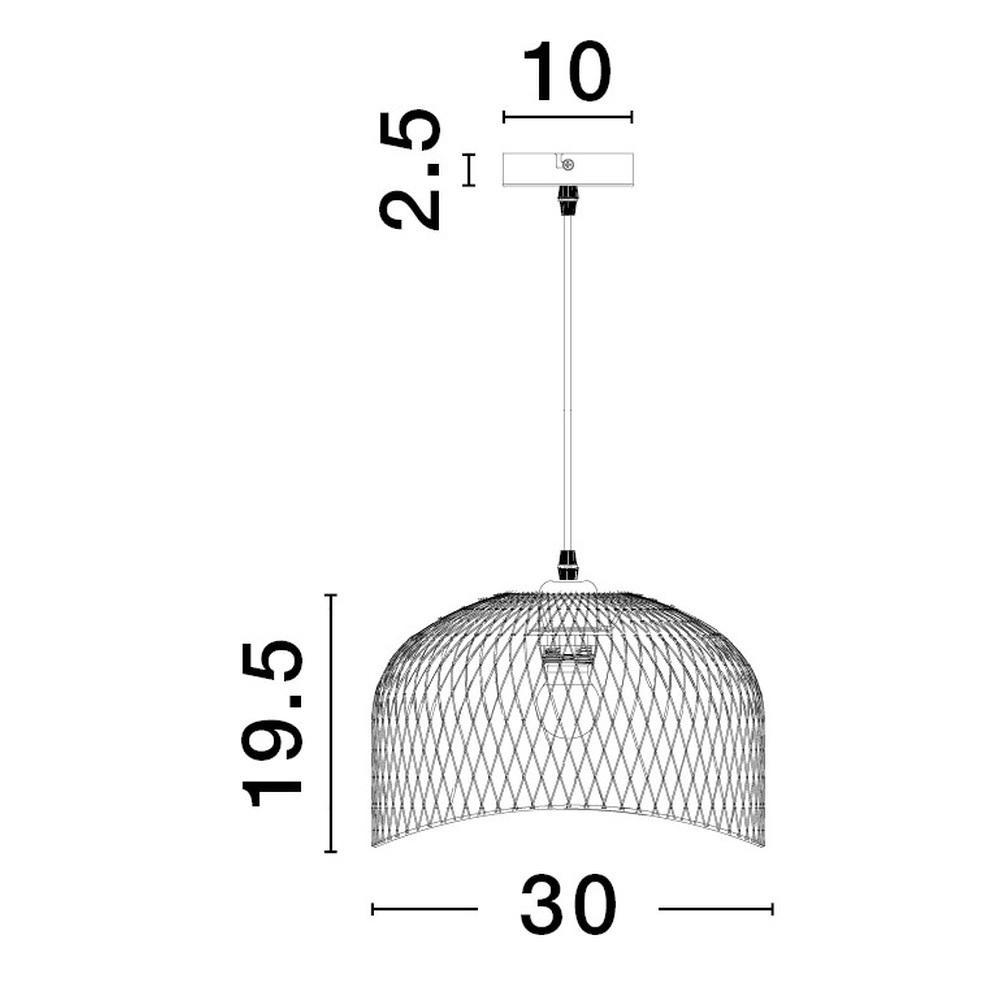 Kooilamp Lyron wit Lyora 5212017436344